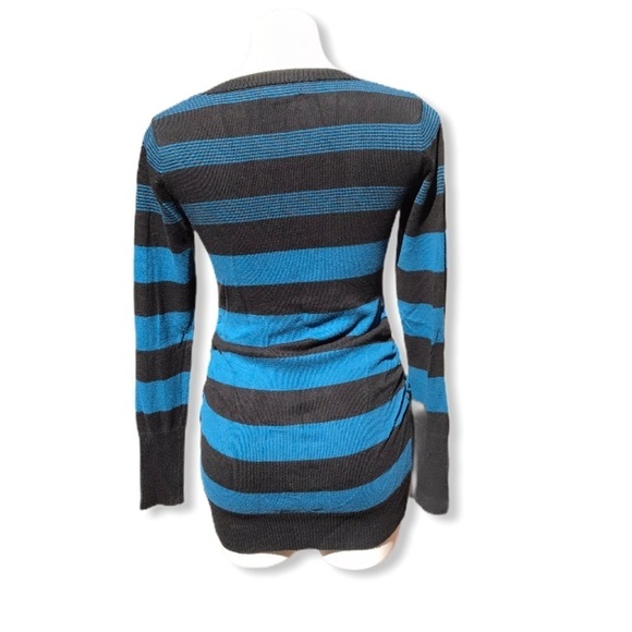 Liz Lange Maternity Striped Sweater Dress Blue S - Picture 2 of 7